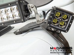 Jeep Gladiator Windshield Lightbar w/ Brackets - Carbide Black Powder Coat - 50"